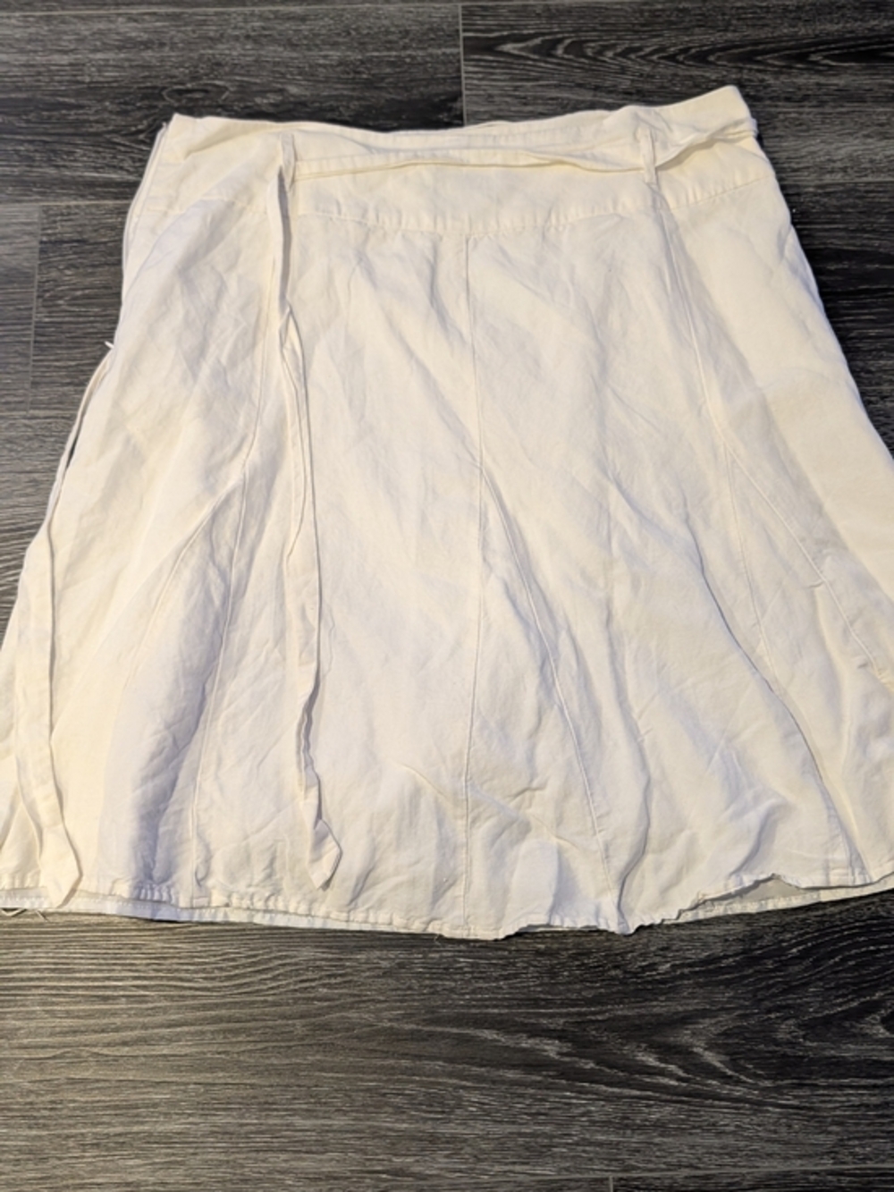 Wilmington A-Line Linen-Blend Skirt